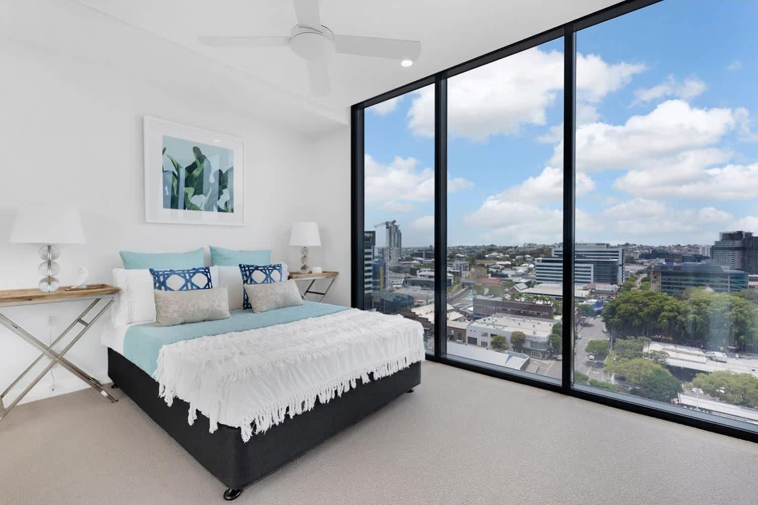 2br Utopia Fortitude Valley -pool-rooftop-king Bed * Brisbane