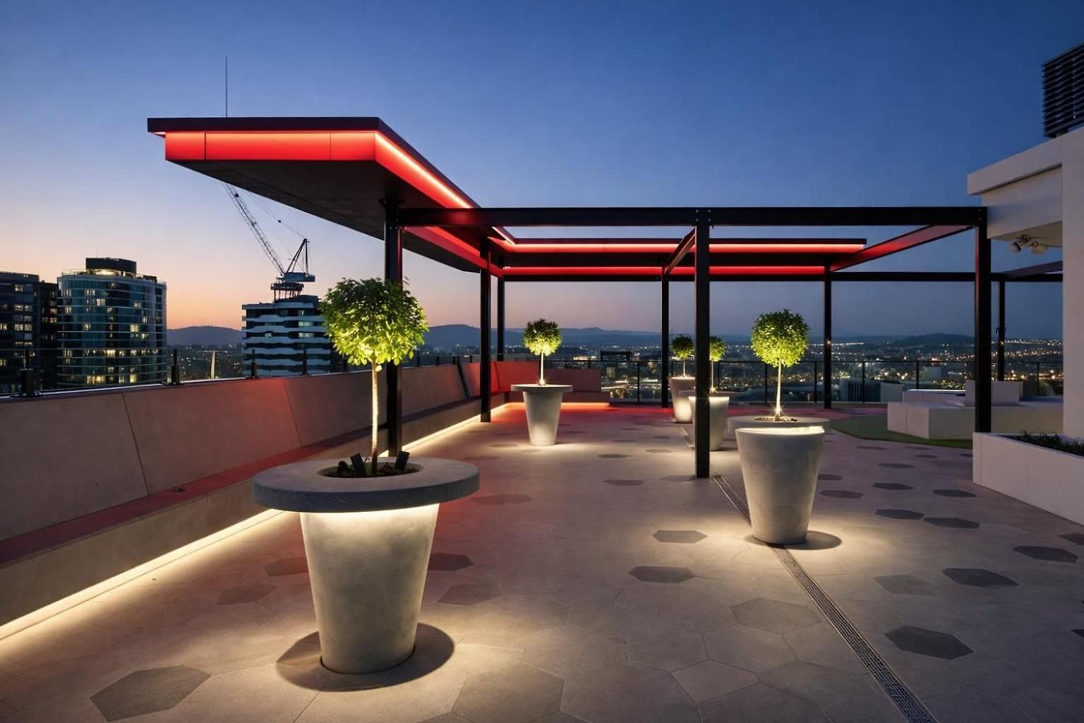 2br Utopia Fortitude Valley -pool-rooftop-king Bed