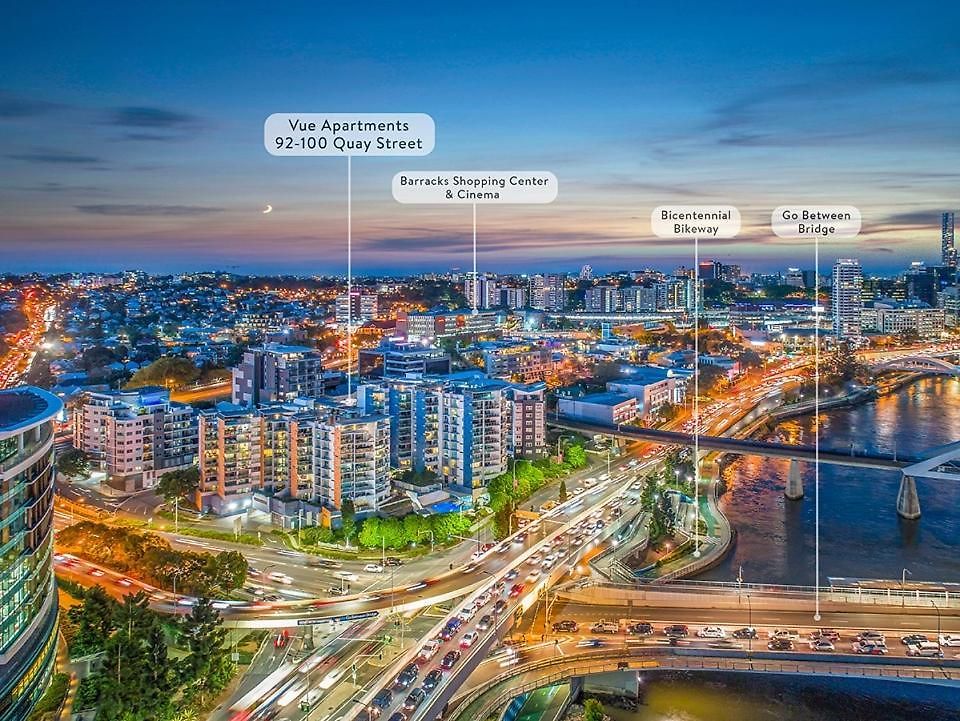 Apartment Spacious Riverside 2br Cbd Parking Pool & Gym Brisbane