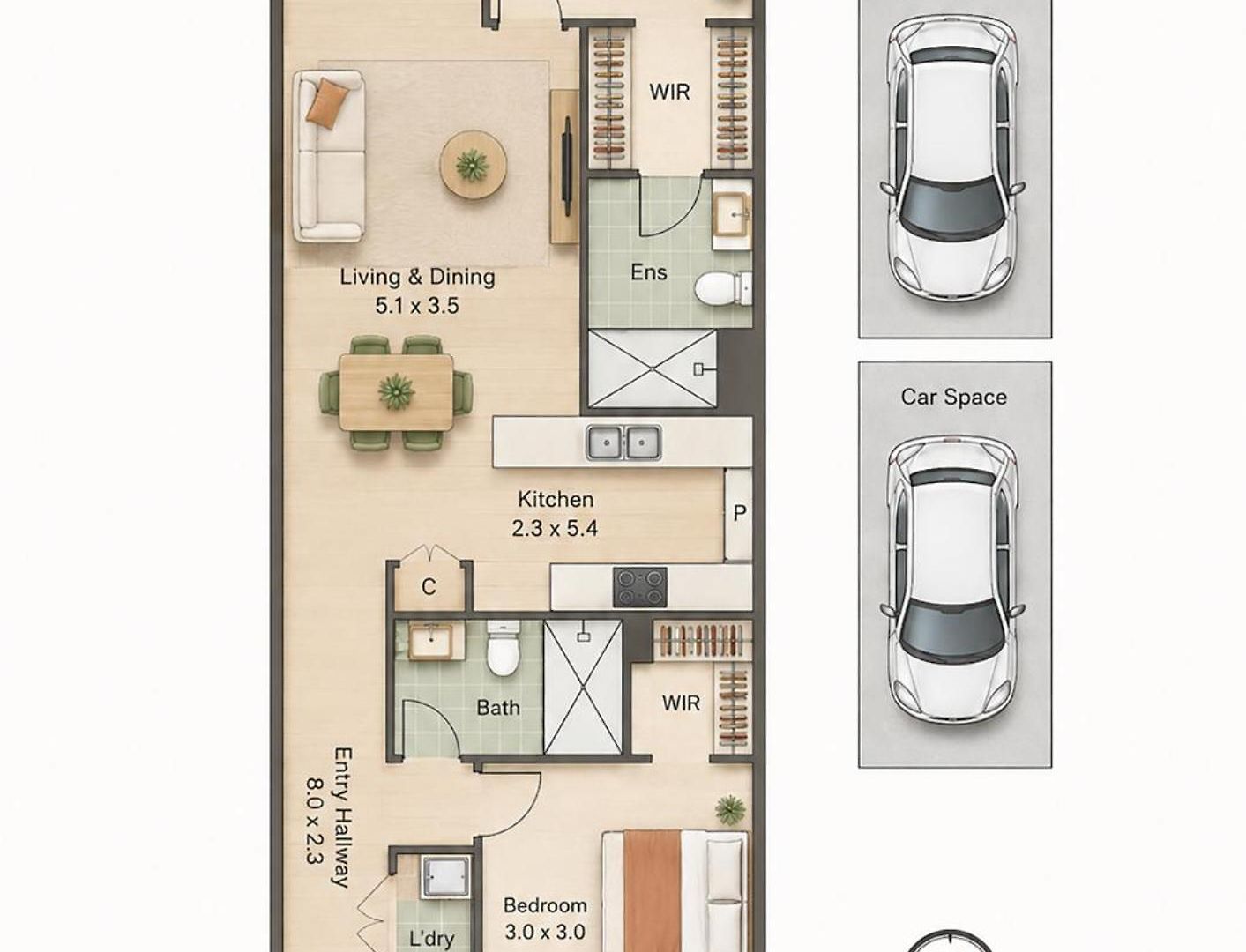 Fortitude Valley Hideaway - 2Br Apartment With Balcony & 2 Free Car Bays * Brisbane