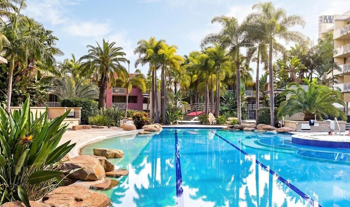 Apartment 2br - Lagoon Pool Gym - Sleeps 6 - Baby Equipped - Free Parking Brisbane