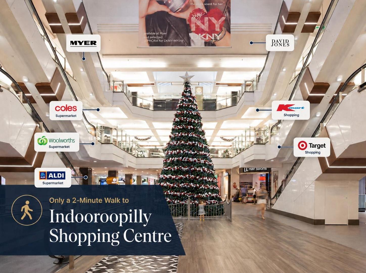Apartment 2br 2ba Indooroopilly-walk To Shops & Bus