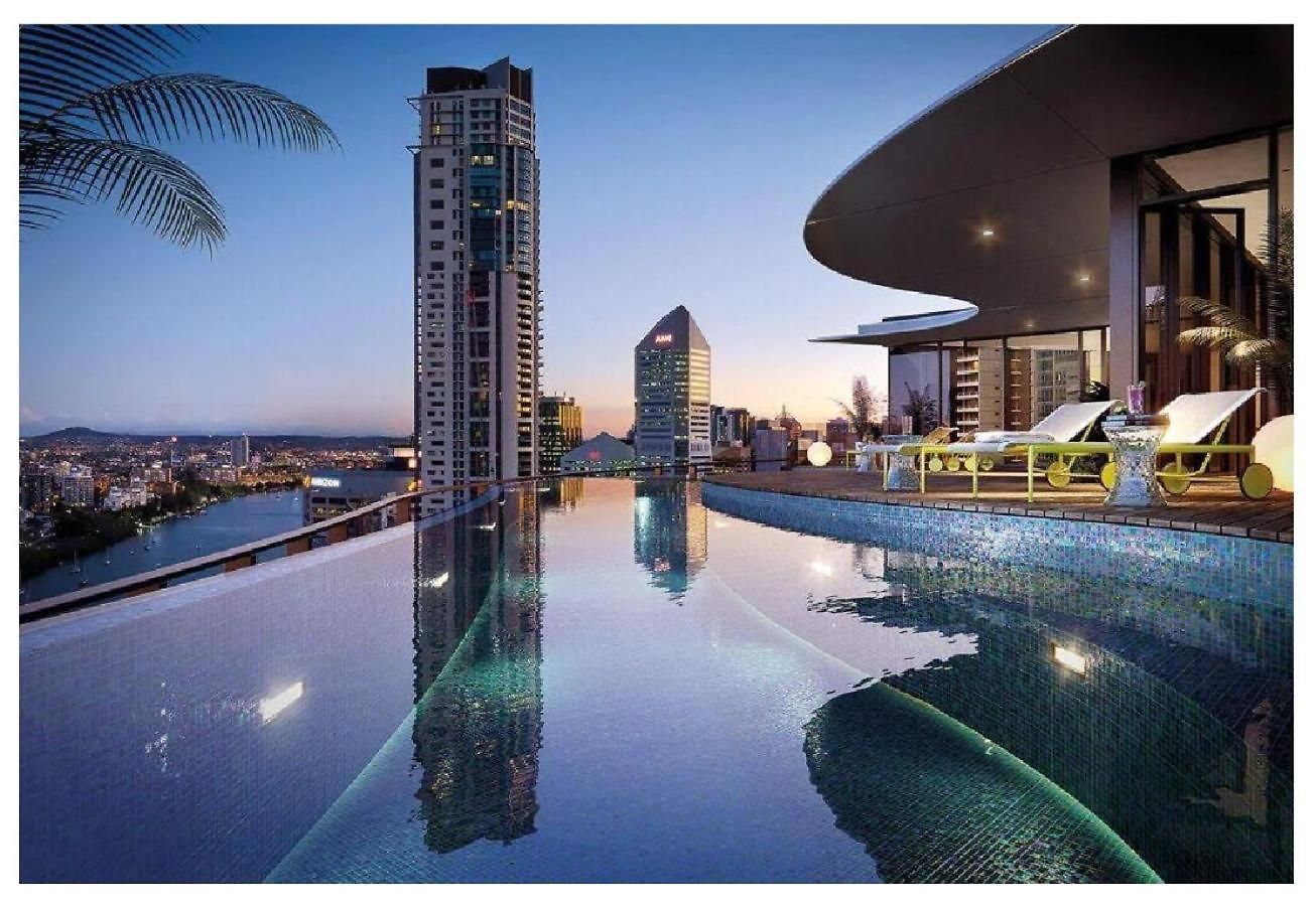 Apartment Lux 33th Floor 2br 2bath, Infinity Pool, Gym, Wifi Brisbane