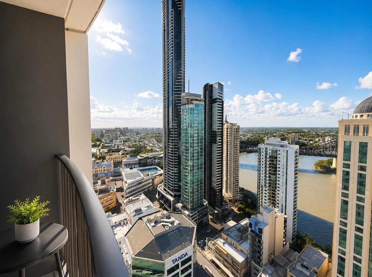 Metropolitan Luxe Balcony With Skyline Views