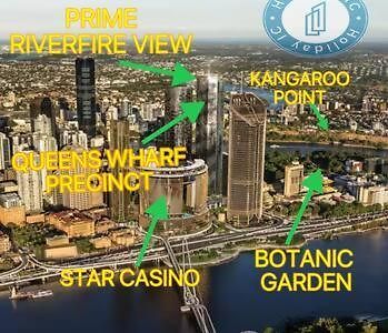Iconic 1br River Views Sky Deck & Casino Living Apartment Brisbane
