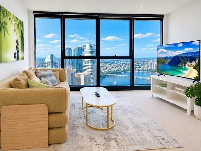 Apartment Lvl 59 Skytower Amazing Views Cbd Wifi Carpark By Stylish Brisbane