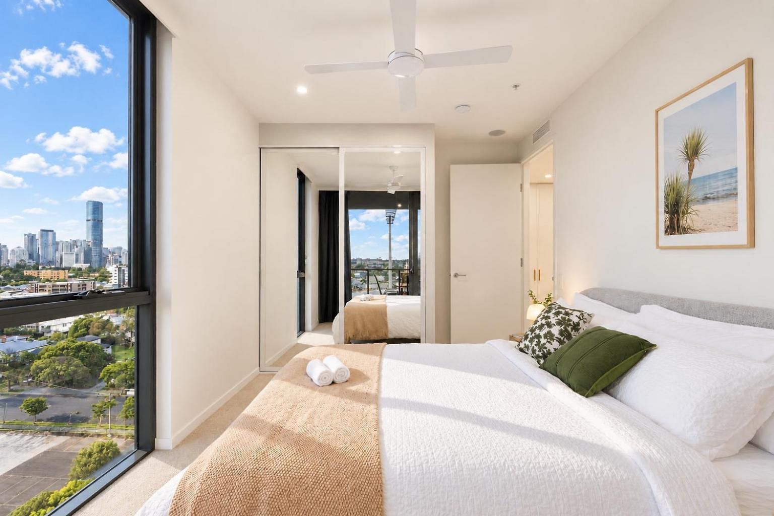 Apartment 12th Floor Stadium View -2br-free Parking-cbd Brisbane