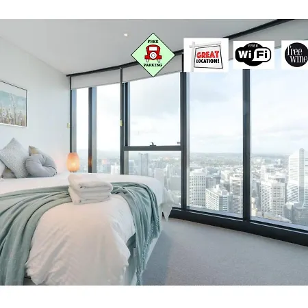 Apartment Lvl 57 Skytower Breathtaking Views Cbd Wifi Carpark By Stylish *