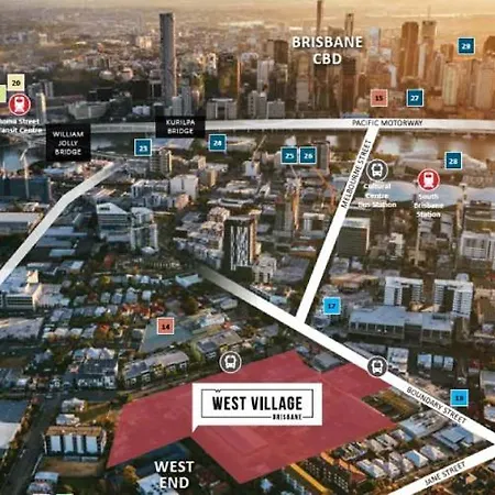 Location! Boutique 2br With Pool & Bbq Near South Bank And Apartment Brisbane