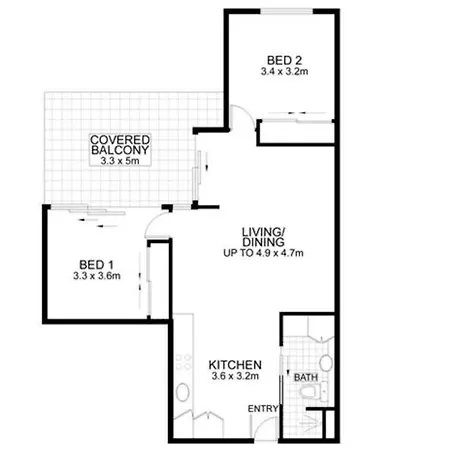 Heights! 2bed/1bath/1car/views ~ Cbd Apartment *