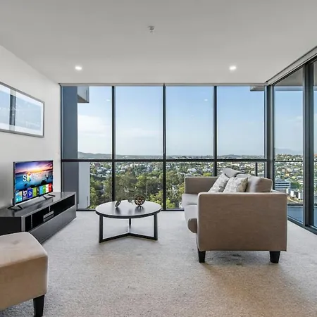 Apartment Stunning Cityview 1br Apt, 1 Min To Train Brisbane