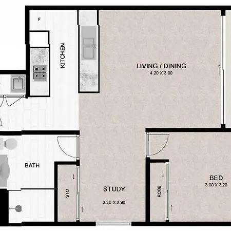 Apartment Centre! 1bed/1bath/study/1car/balcony ~ Cbd Brisbane