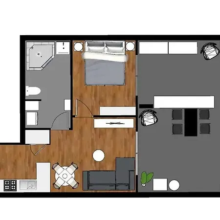 Apartment Retro Chic Vibes, Tropical Pool & Prime Location *