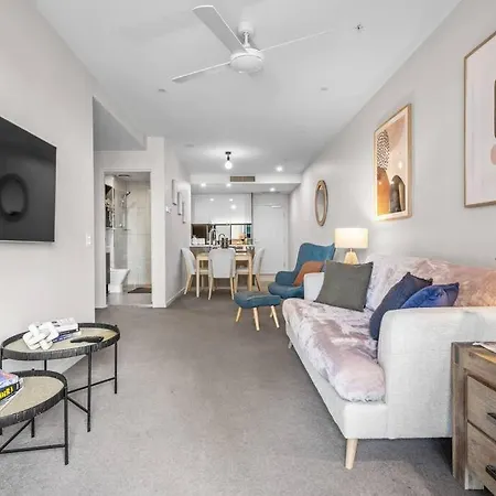 Apartment Modern Style 1bed 1bath Balcony Pool Cbd Brisbane