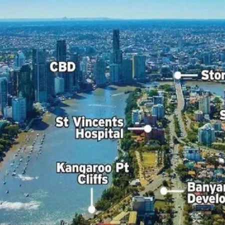 Contemporary Apt, Premium Local, Wifi, Wine, Cafes By Custom Hosting Brisbane