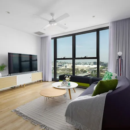 Apartment Luxury 1br In River Firework View Brisbane