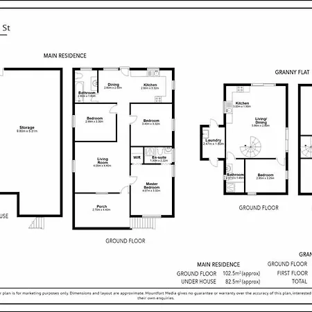 Holiday home Gabba 2 Separate Homes 1 Block 6 Bdrms *
