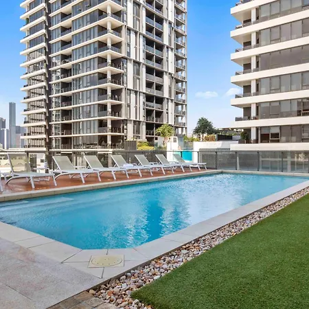2bedroom Exec Near Suncorp Free Carpark Apartment *