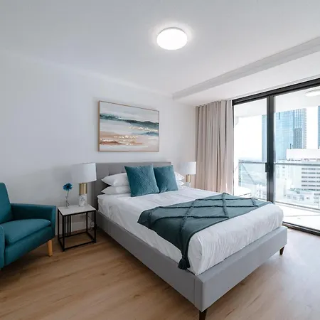 Lux 20Th Floor 2Br 2Bath, Infinity Pool, Gym, Wifi Apartment Brisbane