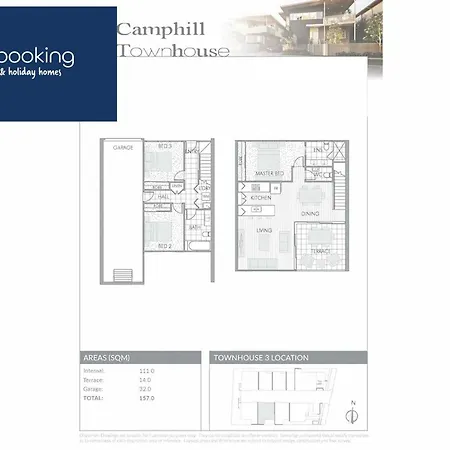 Stylish 3br Townhouse Camphill - Wifi, Parking Brisbane
