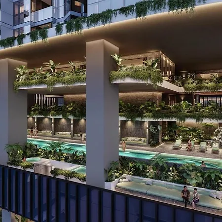 Velvet Dusk - Lv 29 Above The New Star Casino In Bne's New Land Building, Free Carpark Available For Long Bookings Apartment