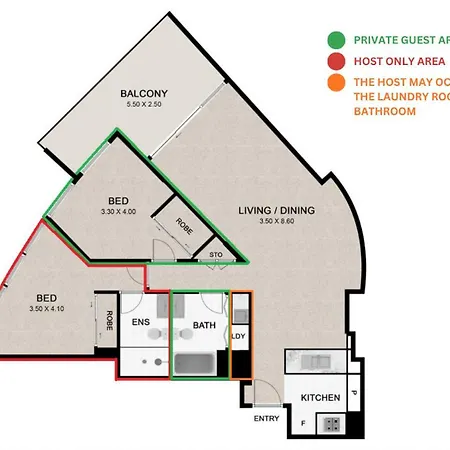 Homestay Private Cbd Bedroom In A Shared On River
