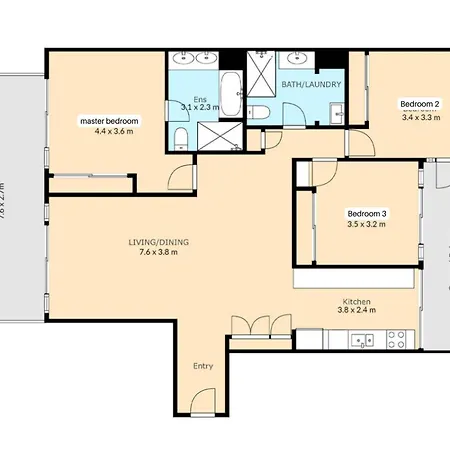 3br Retreat At South Bank Near The Beach!