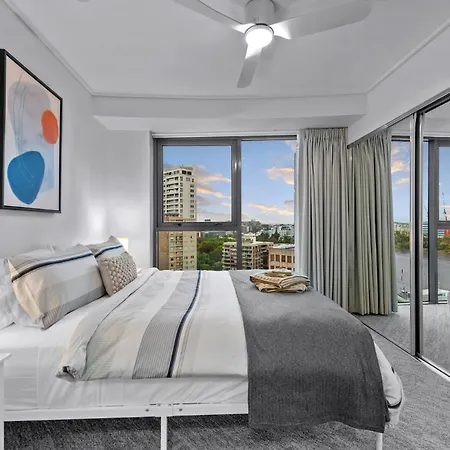 A Touch Of Class - 2bed-2bath-1car-balcony-views - Cbd Brisbane