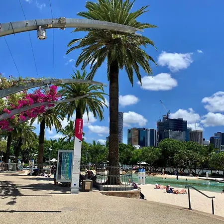 South Bank Sleek - 1bed-1bath-1car-balcony Apartment Brisbane