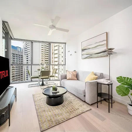 1bd With Sofa Bed In Queen's Wharf - Level 17 With View Apartment Brisbane
