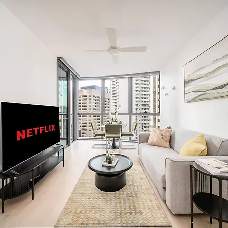 1bd With Sofa Bed In Queen's Wharf - Level 17 With View Apartment Brisbane