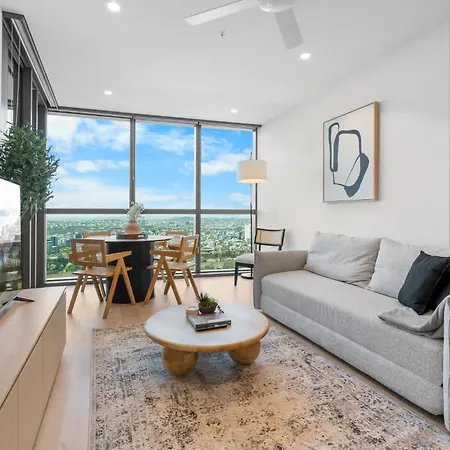 Apartment The Kaze - 37f Brand New Riverview 1br With Sofa Bed At Queens Wharf With Pool And Gym Brisbane