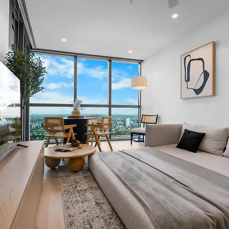 The Kaze - 37f Brand New Riverview 1br With Sofa Bed At Queens Wharf With Pool And Gym Apartment Brisbane