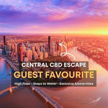 Apartment Centre Cbd - Pool Gym - Water View - Sleep 4