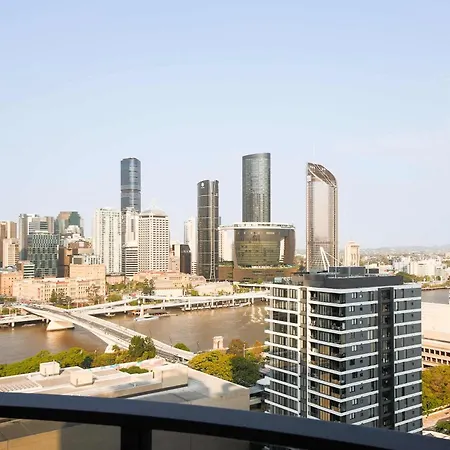 Apartment Southbank Exceptional View With Huge Balcony High Lvl Style Brisbane