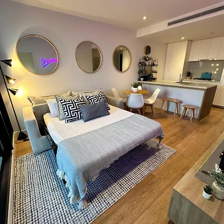 Apartment Skyline Haven, Luxe 2br With Pool & Gym In Fortitude Valley *