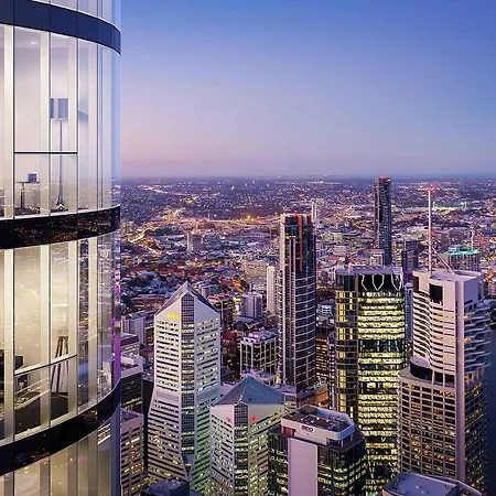 Hamptons Retreat On Level 77 In Skytower Apartment Brisbane