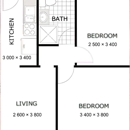 Apartment Cbd - 2br - Sleeps 6 - Snacks Wifi - Parking *