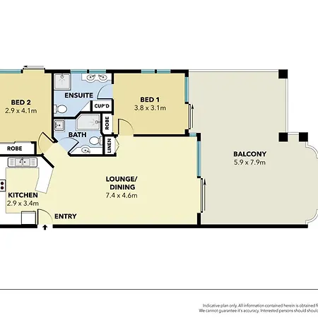 Apartment Southbank Garden 2bed, 2bath Brisbane
