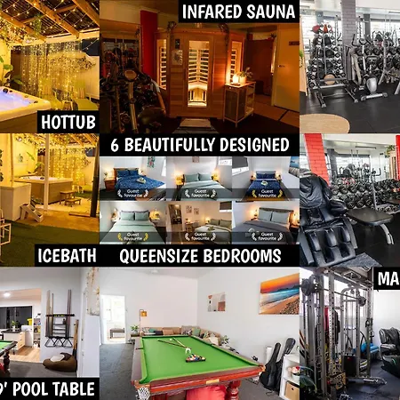 Hot Tub, Ice Bath, Gym, Sauna, Pool Table Coorparoo Haven * Brisbane