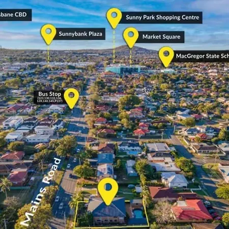 Mains Rd 3人大房只和一个房间合用卫浴m5 Homestay Brisbane