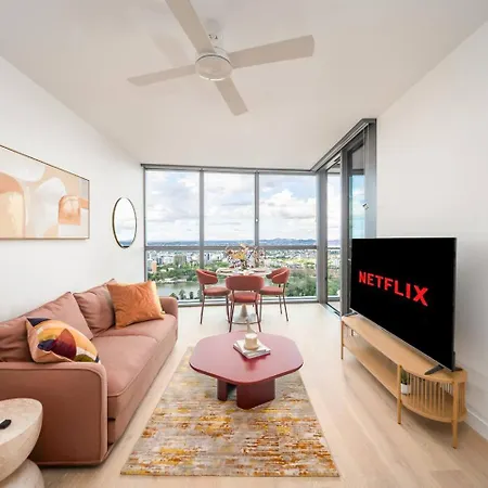 1bedroom Sip In Style In Queens Wharf - Level 33 With And River View Apartment
