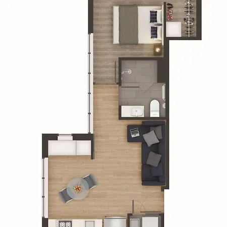 Great Spring Hill 1br 1ba And Poolgym M14 Brisbane