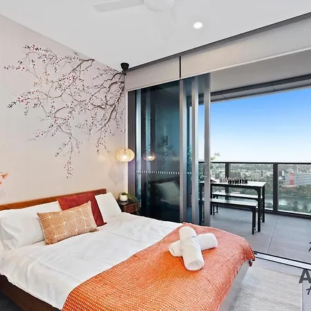 Tokyo Calm Elegant Cbd Escape At Queen's Wharf * Brisbane