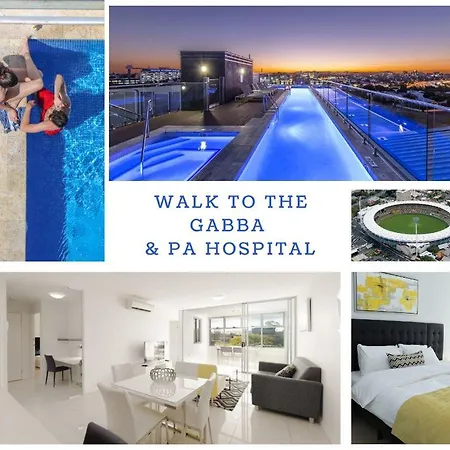 Gabba Apartment,free Parking, Walk To Pa Hospital & The Gabba Stadium , Woolloongabba Apartment *