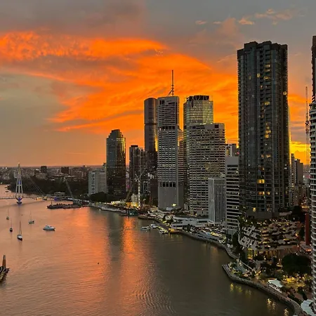 Stunning Views Over River, Kangaroo Point And Story Bridge Apartment Brisbane