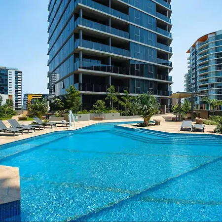 Zen Cozy 1 Bedroom With 2 Beds Pool Gym Sauna Brisbane