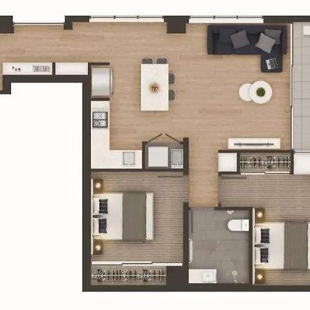 Apartment Stylish Escape - Views & Perks