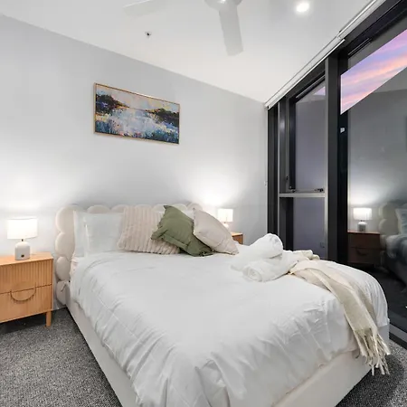 Apartment Zen Cozy 1 Bedroom With 2 Beds Pool Gym Sauna Brisbane