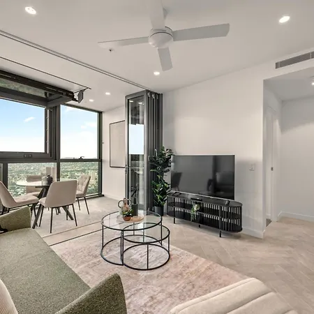 Queen's Wharf 1br View With Free Parking Brisbane